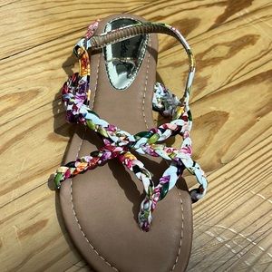 Flower strap sandel